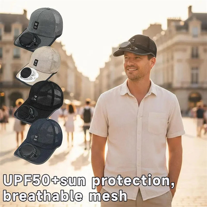 Solar Fan Baseball BreezeCap™